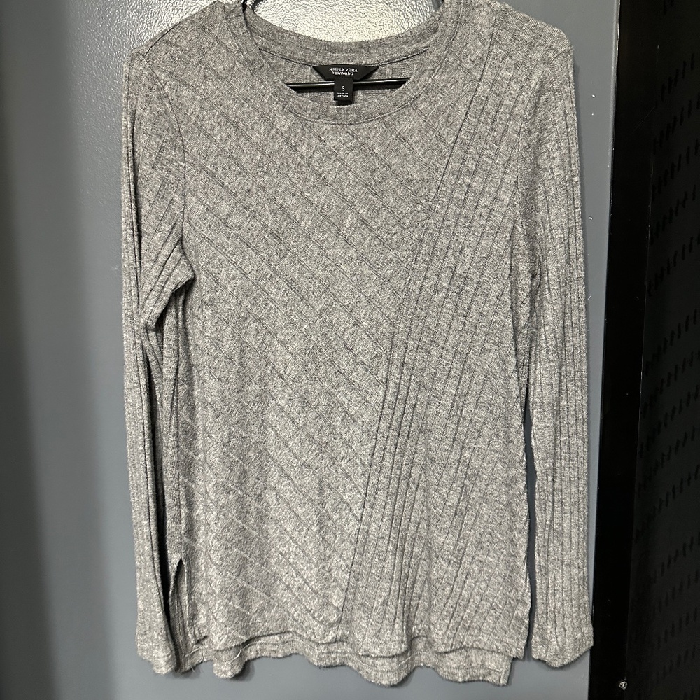 Gray Vera Wang Sweater